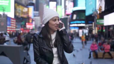 New York'a bir tatil gezisinde genç Türk kız