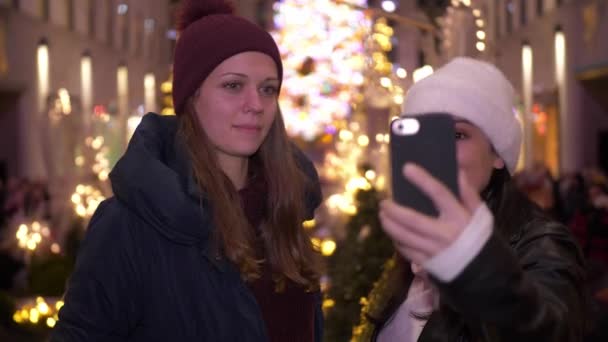 Natale a New York è un momento meraviglioso per lo shopping — Video Stock