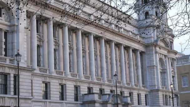 Edificios Típicos Whitehall Londres Fotografía Viajes — Vídeo de stock