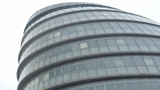 伦敦市政厅大楼-伦敦-英格兰-2018年12月15日 — 图库视频影像