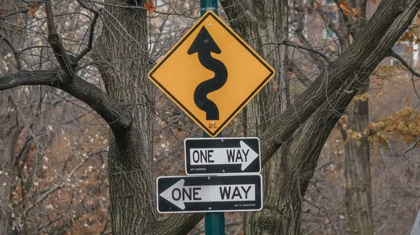 One way signs in New York
