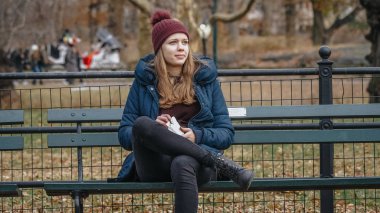 Harika zaman, New York Central Park bir kış gününde