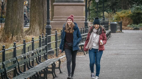 En promenad genom Central Park New York — Stockfoto