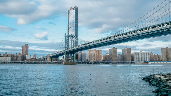 Famous Manhattan Bridge in New York - travel photography