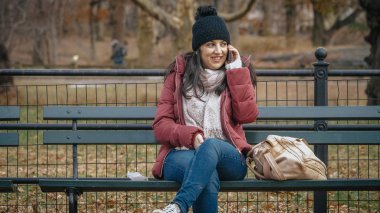 Harika zaman, New York Central Park bir kış gününde