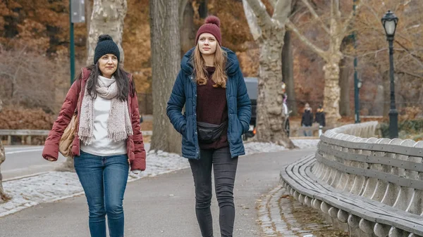 Un paseo por Central Park Nueva York — Foto de Stock