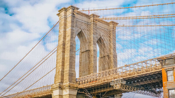 Famous Brooklyn Bridge in New York City - travel photography