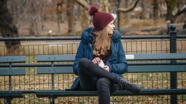 Harika zaman, New York Central Park bir kış gününde