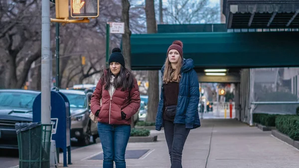 Procházka v ulicích New Yorku — Stock fotografie