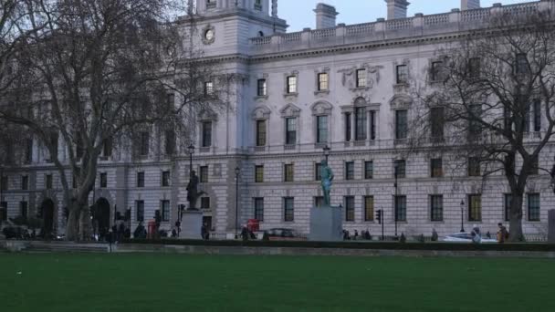 Parliament Square en Londres - LONDRES - INGLATERRA - 15 DE DICIEMBRE DE 2018 — Vídeos de Stock