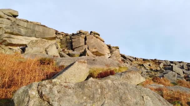 英格兰山顶区国家公园的上伯比奇 — 图库视频影像