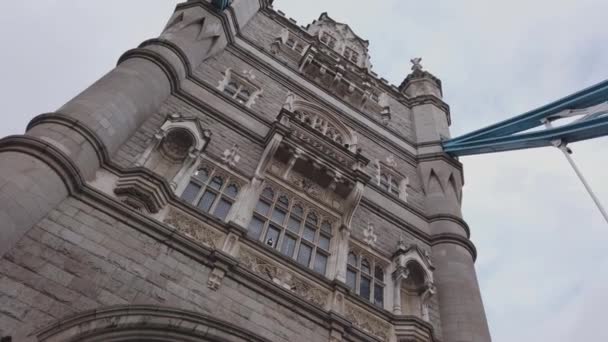 런던에서 놀라운 타워 브릿지 — 비디오