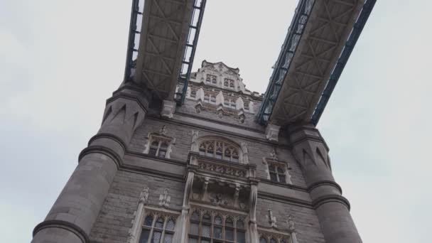 惊人的塔桥在伦敦 — 图库视频影像