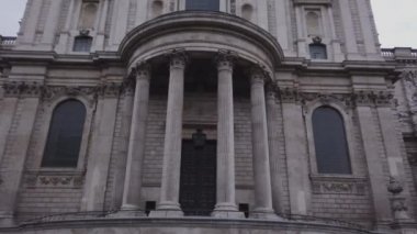 St Pauls Cathedral Londra şehir ünlü dönüm noktası