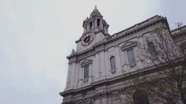 St Pauls Cathedral Londra şehir ünlü dönüm noktası