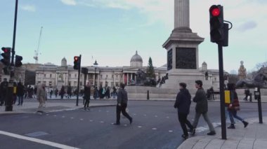 Seçme yer Londra'da Trafalgar Meydanı - Londra, İngiltere - 16 Aralık 2018