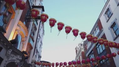 Chinatown bölge Londra - Londra, İngiltere - 16 Aralık 2018