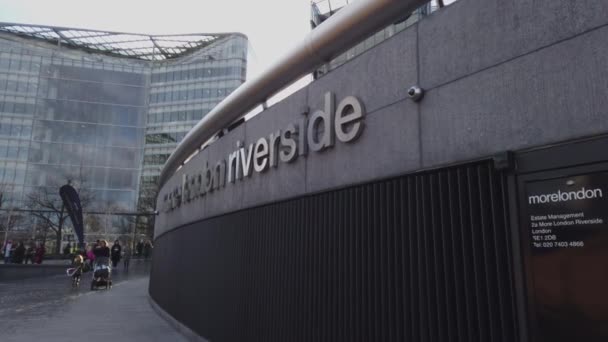 Több Riverside londoni kerület - London, Anglia - 2018. December 16. — Stock videók