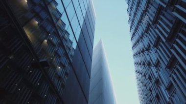 Modern mimarinin daha Londra Riverside District - Londra, İngiltere - 16 Aralık 2018