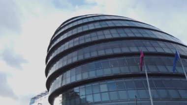 Ünlü Londra Belediye Binası - Londra, İngiltere - 16 Aralık 2018