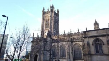 Manchester Cathedral - Manchester, Büyük Britanya - 1 Ocak 2019