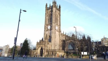 Manchester Cathedral - Manchester, Büyük Britanya - 1 Ocak 2019