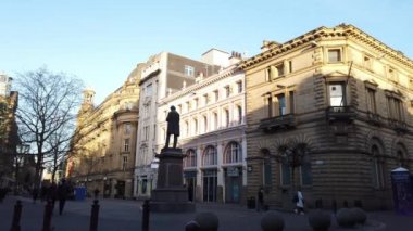 St Annes Meydanı Manchester - Manchester, Büyük Britanya - 1 Ocak 2019