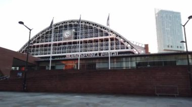 Manchester Central tren istasyonu - Manchester, Büyük Britanya - 1 Ocak 2019
