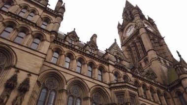 Cephe Manchester Town Hall - Manchester, İngiltere - 1 Ocak 2019