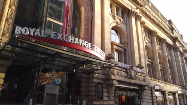 Royal Exchange Tiyatro Manchester Manchester Büyük Britanya Ocak 2019 — Stok video