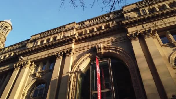 Królewski Teatr Exchange Manchester Manchester Wielka Brytania Stycznia 2019 — Wideo stockowe