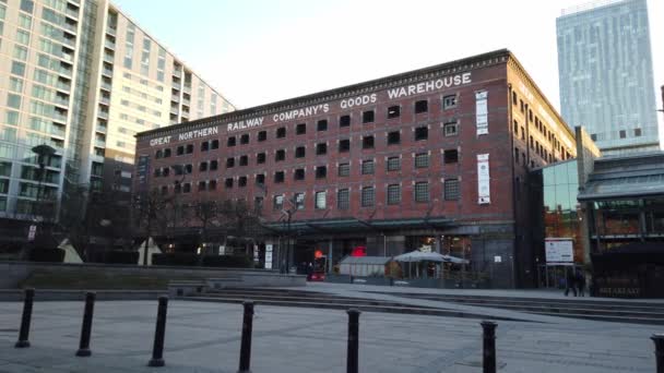 Great Northern Railway Warehouse Manchester Manchester Royaume Uni 1Er Janvier — Video