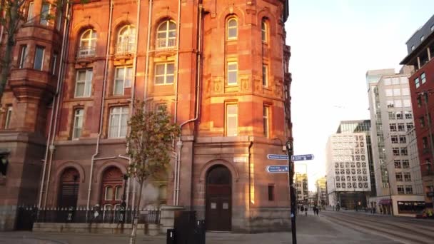 Midland Hotel Manchester Manchester Wielka Brytania Stycznia 2019 — Wideo stockowe