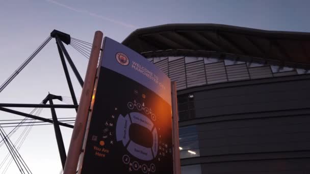 Manchester City Terrain Football Stade Etihad Manchester Royaume Uni 1Er — Video