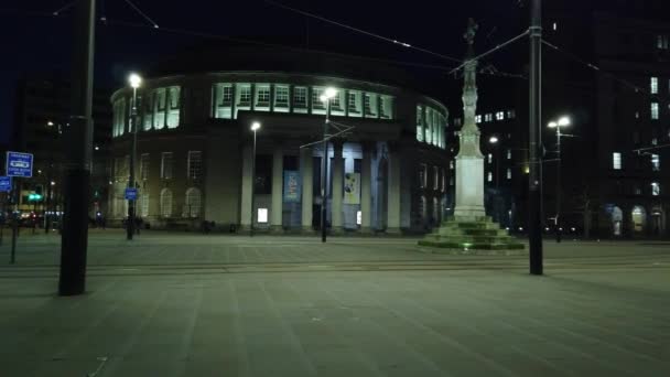 マンチェスター マンチェスター イギリス 2019 ピーターの広場 — ストック動画