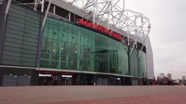 Manchester United futbol stadyumu - Manchester, Büyük Britanya - 1 Ocak 2019