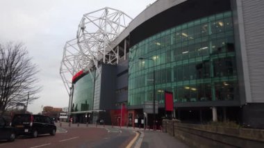 Manchester United futbol stadyumu - Manchester, Büyük Britanya - 1 Ocak 2019