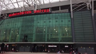 Stadyum Manchester United dünya ünlü futbol kulübü - Manchester, Büyük Britanya - 1 Ocak 2019
