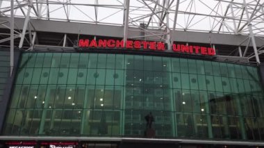 Manchester United futbol stadyumu - Manchester, Büyük Britanya - 1 Ocak 2019