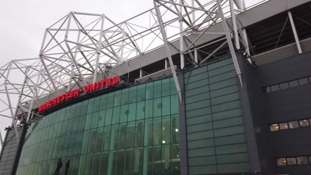 Manchester United Stadio Calcio Manchester Regno Unito Gennaio 2019 — Video Stock