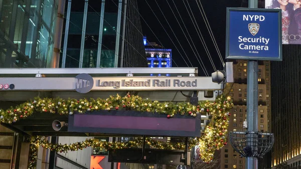 Long Island Rail Road station LIRR en Manhattan - NUEVA YORK, Estados Unidos — Foto de Stock