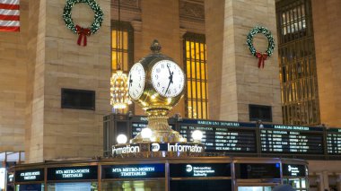 New York Grand Central Station - New York, ABD - 4 Aralık, 20