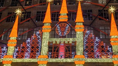 Noel dekorasyon Saks Fifth Avenue Manhattan - New York -