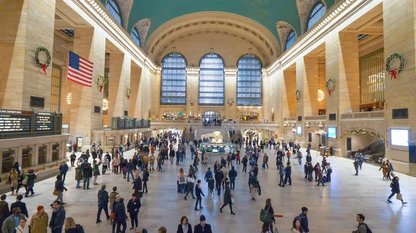 Κύριο λόμπι του Grand Central Station Νέα Υόρκη - Νέα Υόρκη, ΗΠΑ - — Φωτογραφία Αρχείου
