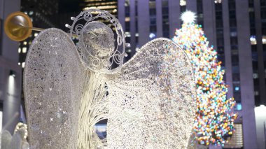 Rockefeller Merkezi Manhattan - New York, ABD - Aralık Noel