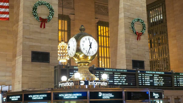 Information Desk at New York Grand Central - NEW YORK, USA - DE — Stock Photo, Image