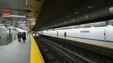 Dünya Ticaret Merkezi Metro platformu New York - Manhattan - New York - 04 Aralık 2018