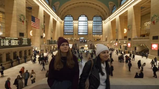 New york nádraží grand central station — Stock video