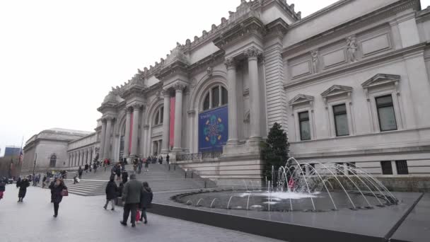 Famoso Metropolitan Museum di New York — Video Stock