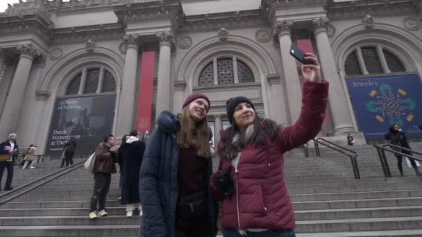 纽约著名大都会博物馆 — 图库视频影像